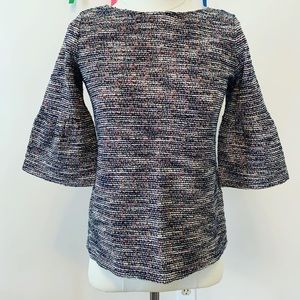 Loft Textured Bell Sleeve Top - XXS Petite